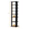 Costway Wooden Shoes Storage Stand 7 Tiers Shoe Rack Organizer Multi-shoe Rack Shoe box White/Black